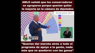 Amlo habla de porque se agruparon los conservadores