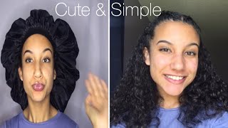 CUTE & EASY NATURAL HAIRSTYLE