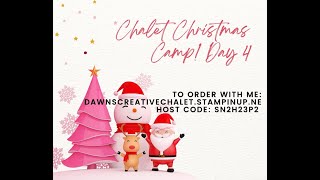 REPLAY FB Live #90 Chalet Christmas Camp Day #4 - Cottage Wreaths Bundle Christmas Card