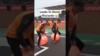 Lando Norris Hit in Face by Spacehopper 😂 #landonorris #trending #formula1 #f1