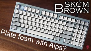 Poron Plate Foam with Alps? - Geon F1 8K / Alps SKCM Brown / Pom / SGI Granite - Typing Sounds