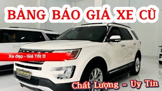 Bảng Giá xe cũ tháng 11 | Xe 7 chổ đẹp , xe 7 chổ giá rẻ |