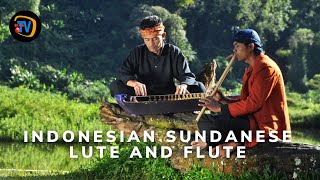 INDONESIAN SUNDANESE LUTE AND FLUTE