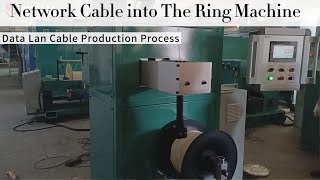 Efficient Mesh-Shape Take-Up Process for Data Cable Production