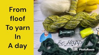 Let’s blend fiber on the drum carder and make yarn!  #blendingfiber #spinning #handspunyarn