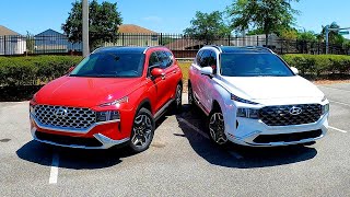 2021 Hyundai Santa Fe Calligraphy VS 2021 Santa Fe Limited