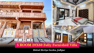 5 Room 20x60 ft Duplex Home for Sale - जोधपुर में घर - Fully Furnished