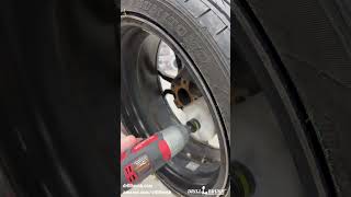 Using a JUMBO Original Drillbrush to Clean Up Brake Dust! - Drillbrush Tire Cleaning Part 4  #shorts