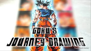 | GOKU MURAL Speed-Paint Video | +50 HOURS OF WORK!!! | Dragon Ball Legends Arts |