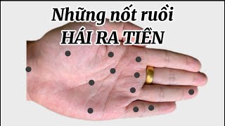 Những nốt ruồi HÁI RA TIỀN trong lòng bàn tay nam nữ @tuphuthandien