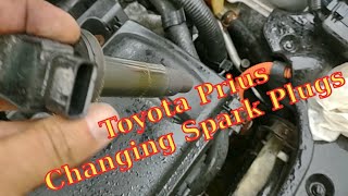 Toyota Prius Changing Spark Plugs!