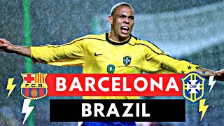 Barcelona vs Brazil 2-2 All Goals & Highlights ( 1999 Friendly Match )