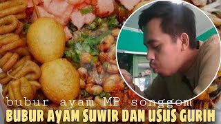 BUBUR AYAM SUWIR DAN USUS TERDAHSYAT || SARAPAN PAGINYA (NYABU)