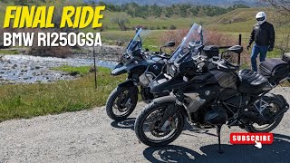 Last Ride on My 2022 BMW R1250GSA