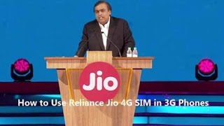 How to use jio 4G on your 3G handset  aooowsum tricks