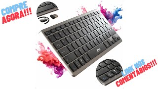 COMPRE AGORA!!! Teclado sem fio Bluetooth recarregável #amazon #teclado #informatica