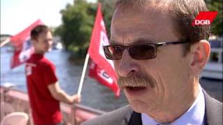 German Trade Union Confederation: Minimum Wage Boat Trip (2008)