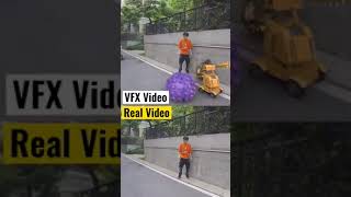 VFX  Vs Real 😳 Special effects   3d animation   future technology imagination