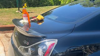 Removing the Spoiler off the Infiniti