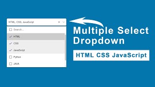 jQuery Multiselect Dropdown with search box | Bootstrap 5 supported Multiselect Dropdown