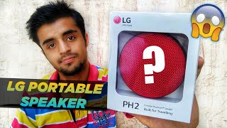 LG PH2 Portable Bluetooth Speaker Unboxing + Review