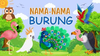 Belajar Nama-nama Burung untuk Anak-anak | Mengenal Hewan Unggas | Si Kecil Pintar