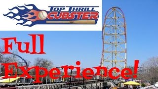 Top Thrill Cubster, Full Experience! Cedar Point, Opening Day 2017