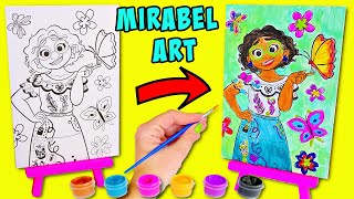 Disney Encanto ART: Paint Mirabel on Canvas