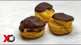 Best Chocolate Eclairs Recipe with Vanilla Pastry Cream