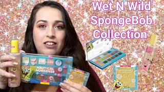 Wet N Wild SpongeBob Palette, Highlighter, & Primer Spray ♡ First Impressions ♡ Plus Eye Tutorial