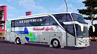 REVIEW MOD BUSSID JETBUS2 SHD VARIAN HINO RK 8 FULL ANIM LIVERY BUS KRAMAT DJTI