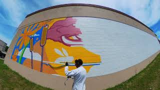 Stratford Crossing Community Art - Anthony Lewellen - In Bloom