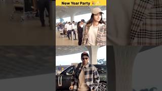 Ananya Pandey & Aditya Roy leaving for Holidays || New Year Party 2024 #shorts