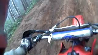 1986 Honda CR500 Muddy Hill Climb (Dirtbike Short Clips)