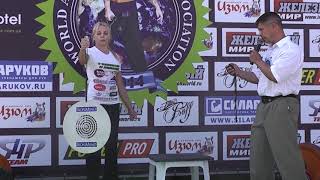 2014 - Julia Dvorskaya (55,4kg b.w) - CoC-S SB Hold - 1min24.53sec - World Armlifting Championship