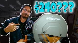 How Good is the CHEAPEST Metal Cutting Saw??? Evolution R355CPS