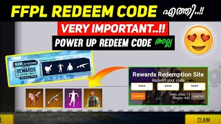 FFPL REDEEM CODE FREE FIRE MALAYALAM 🔴 | FREE FOX PET & FREE CHARACTER 😍 |TODAY REDEEM CODE|FF EVENT