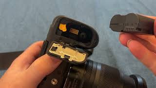 How to Install or Change Battery in Nikon Z7