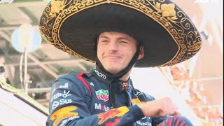 Max Sombrero! | Verstappen P1 Mexico GP #formula1 #mexicangp #verstappen