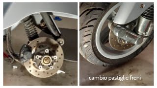 CAMBIO PASTIGLIE FRENI VESPA 125LX