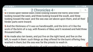 KJV-Daily Bible: p.m. 2 Chronicles 4