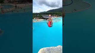 Jump into the hoops🤩🙃🤩 #tiktok #youtube #thailand #waterpark #shorts