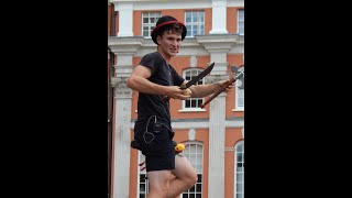 London Covent Garden, 'Hunter the Juggler', July 2024