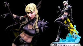 Let's Paint a Beautiful Resin 3D Printed Magik Figure by CA 3D Studios (1/6)