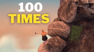 Getting over it | 100 times complete  😱