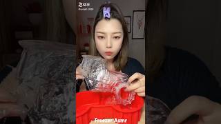 Crunchy ice eating asmr