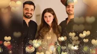 Hamza Ali abbasi and Nimal khawer with family..