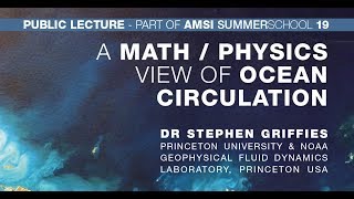 A math/physics view of ocean circulation