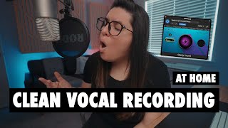 How to record CLEAN VOCALS + BEST NOISE REDUCTION plugin