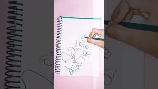 butterfly drawing/easy drawing/easy drawing for beginners/drawing/#inspiringcrafts unique drawing